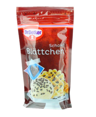 Dr. Oetker Schokoblättchen 100g