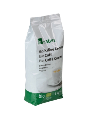 Natura Bio Kaffee FT Crema Bohne 1 kg