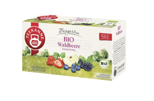 Teekanne Früchtegarten BIO Waldbeere 18er