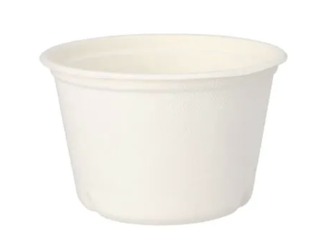 Suppenschale, Zuckerrohr "pure" 600 ml Ø 14 cm · 9 cm weiss 50 Stk. Pkg