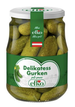 Efko Delikatess Gurken 670g