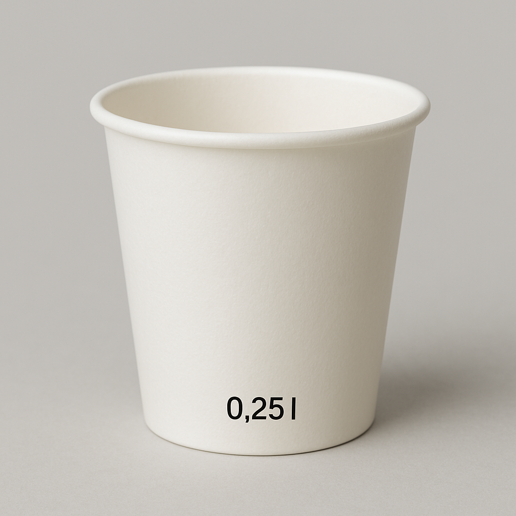 Pap St Trinkbecher Pappe 0,25l 50er