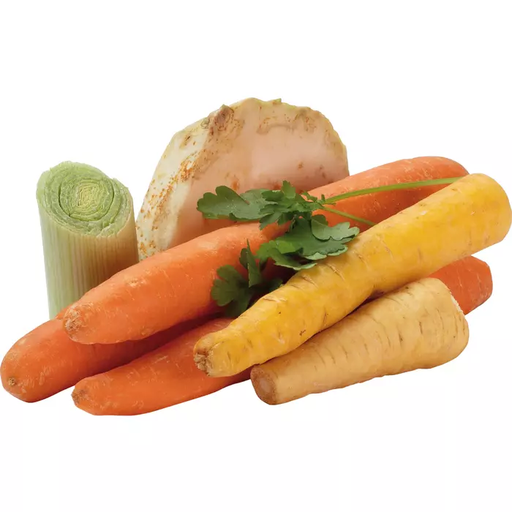 Suppentasse 500g (Krotten, Sellerie, Gelbe Rüben)