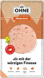 [831368] die OHNE Pikant Extrawurst Aufschnitt ohne Fleisch 80g