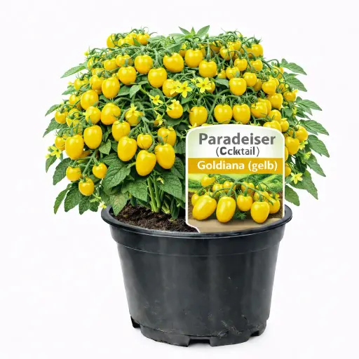 Paradeiser (Cocktail) Goldiana (gelb) (April)